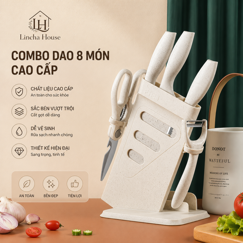 Combo Dao 8 Món Cao Cấp